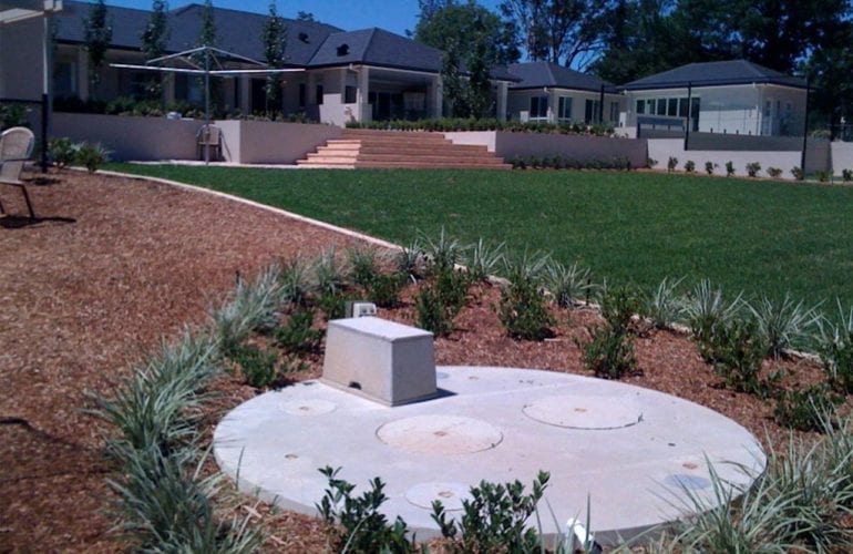 residential septic tank system