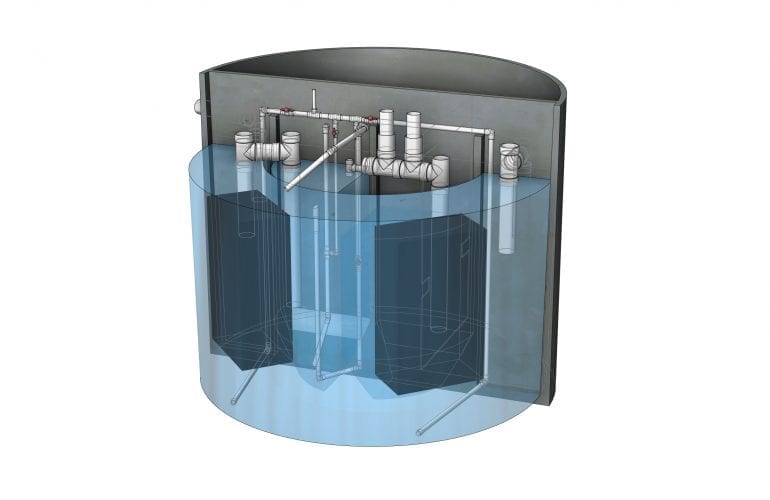 residential single tank AWTS Advanced STS Wastewater Treatment Systems